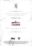 2025 Kairi Sane Topps Royalty WWE AUTO 86/99 AUTOGRAPH #RAU-KSA Monday Night Raw