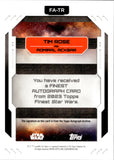 2023 Tim Rose as Admiral Ackbar Topps Finest Star Wars REFRACTOR AUTO AUTOGRAPH #FA-TR 1