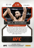 2022 Belal Muhammad Panini Prizm UFC ORANGE 02/99 #119 Welterweight