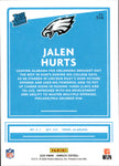 2020 Jalen Hurts Panini Donruss RATED ROOKIE RC #314 Philadelphia Eagles