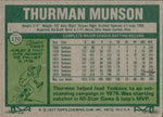 1977 Thurman Munson Topps AL ALL STARS #170 New York Yankees 1