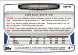 2013 Aaron Judge Bowman ROOKIE RC #BDPP19 New York Yankees 6