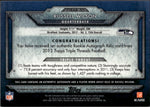 2012 Russell Wilson Topps Triple Threads ROOKIE SAPPHIRE JERSEY AUTO 09/10 AUTOGRAPH RELIC #TTRAR-50 Seattle Seahawks