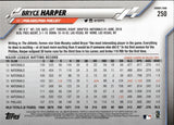 2020 Bryce Harper Topps Series 1 SP GATORADE BATH VARIATION #250 Philadelphia Phillies