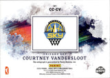 2025 Courtney Vandersloot Panini Impeccable WNBA GOLD CANVAS CREATIONS AUTO 18/49 AUTOGRAPH #CC-CV Chicago Sky