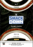 2023 Sami Zayn Panini Select WWE GOLD GLOBAL ICONS 03/10 #2 Friday Night Smackdown