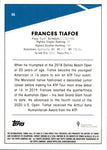 2021 Frances Tiafoe Topps Chrome SP CLAY COURT ROOKIE RC #66 Tennis WTA