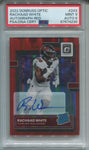 2022 Rachaad White Donruss Optic RED RATED ROOKIE AUTO 73/75 AUTOGRAPH PSA 8/9 #243 Tampa Bay Buccaneers 4239