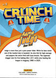 2026 Aaron Judge Panini Donruss CRUNCH TIME RED EXPLOSION 58/99 #6 New York Yankees