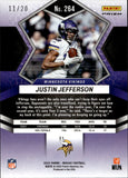 2022 Justin Jefferson Panini Mosaic No Huddle PINK NATIONAL PRIDE 11/20 #264 Minnesota Vikings