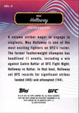 2024 Max Holloway Topps Finest UFC HEADLINERS ORANGE GLITTER REFRACTOR 45/75 #HDL-6 Featherweight