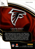 2018 Calvin Ridley Panini Select FIELD LEVEL HOLO SILVER ROOKIE RC #209 Atlanta Falcons