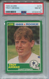 1989 Troy Aikman Score ROOKIE RC PSA 8 #270 Dallas Cowboys HOF 0790