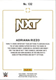 2024 Adriana Rizzo Panini Photogenic GOLD ROOKIE 08/10 RC #132 NXT