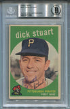 1959 Dick Stuart BAS AUTHENTIC AUTO AUTOGRAPH #357 Pittsburgh Pirates 1208