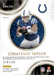 2020 Jonathan Taylor Panini Select ROOKIE SIGNATURE MATERIALS JERSEY AUTO 074/199 AUTOGRAPH RELIC RC #RSM-JTA Indianapolis Colts