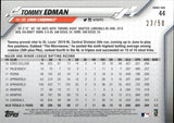 2020 Tommy Edman Topps SERIES ONE FUTURE STARS FATHER'S DAY BLUE 23/50 #44 St. Louis Cardinals