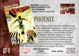 2024 Phoenix Upper Deck Marvel Masterpieces '92 Platinum #67-V 173/692 PINK LAZER VARIANT COVERS