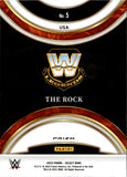 2023 The Rock Panini Select WWE HOLO SILVER GLOBAL ICONS #5 WWE Legend