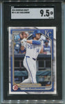 2024 Jac Caglianone Bowman Draft 1ST BOWMAN PROSPECT SGC 9.5 #BD-8 Kansas City Royals 7564