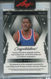 2025 Joe Dumars Leaf Sports Heroes PURPLE CRACKED ICE AUTO 04/15 JERSEY NUMBER AUTOGRAPH #BA-JD2 Detroit Pistons