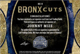 2024 Johnny Mize Leaf Bronx Legacy BRONX CUTS AUTO 05/28 AUTOGRAPH #BC-9 New York Yankees HOF