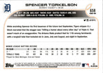 2022 Spencer Torkelson Topps Series 2 SP IMAGE VARIATION ROOKIE RC #658 Detroit Tigers