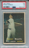 1957 Mickey Mantle Topps PSA 1.5 #95 New York Yankees HOF 4447