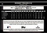 2024 Ronny Mauricio Topps Chrome Black ROOKIE DESIGN VARIATION RC #42 New York Mets