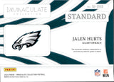 2024 Jalen Hurts Panini Immaculate Collection STANDARD JERSEY 45/49 #SJ-JHS Philadelphia Eagles