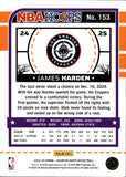 2024-25 James Harden Panini NBA Haunted Hoops HOLO TRICK OR TREAT 99/99 #153 Los Angeles Clippers