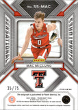 2024 Mac McClung Panini Prizm Draft Picks BLUE CRACKED ICE ROOKIE SENSATIONAL SIGNATURES AUTO 35/75 AUTOGRAPH #SS-MAC Orlando Magic