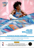2022-23 Jalen Williams Panini Player of the Day HOLO FOIL ROOKIE 494/499 RC #96 Oklahoma City Thunder