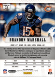 2012 Brandon Marshall Panini Prizm HOLO SILVER #32 Chicago Bears