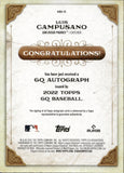 2022 Luis Campusano Topps Gypsy Queen AUTO AUTOGRAPH #GQA-LC San Diego Padres