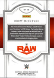 2024 Drew McIntyre Panini National Treasures WWE Red 18/75 #78 Monday Night Raw