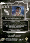 2024 Billy Magnussen as Logan Ash Upper Deck James Bond 007 Black Diamond AUTO 02/49 AUTOGRAPH #DA-BM No Time to Die