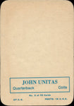 1970 John Unitas Topps SUPER GLOSSY #2 Baltimore Colts HOF