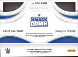 2023 Cruz Del Toro Joaquin Wilde Panini Immaculate Collection DUAL SHIRT AUTO 01/10 AUTOGRAPH RELIC #DM-LWO Friday Night Smackdown