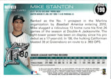 2010 Mike Stanton Topps Chrome REFRACTOR ROOKIE RC #190 Florida Marlins