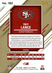 2021 Trey Lance Donruss Elite ROOKIE VARIATION 140/599 RC #182 San Francisco 49ers