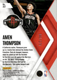 2023-24 Amen Thompson Panini Phoenix GREEN LAZER INSTANT PHENOM ROOKIE 002/175 #22 Houston Rockets