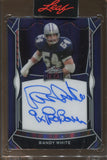 2025 Randy White Leaf Metal INSCIPTION BLUE AUTO 4/5 Dallas Cowboys #I-RW1
