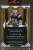 2025 Randy White Leaf Metal INSCIPTION BLUE AUTO 4/5 Dallas Cowboys #I-RW1