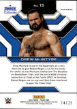 2023 Drew Mcintyre Panini Prizm TOP TIER MOJO 14/25 #13