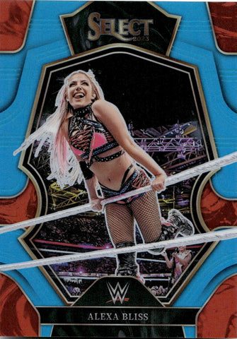 2023 Alexa Bliss Panini Select WWE LIGHT BLUE PREMIER LEVEL 048/199 #137 Monday Night Raw