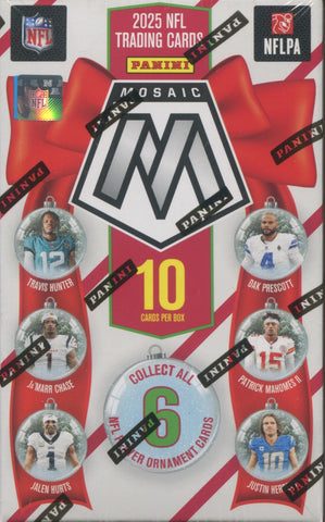 2025 Panini Mosaic Football Ornament, Box