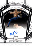 2024 Carmelo Hayes Panini Flawless WWE FLAWLESS PERFORMANCES AUTO 15/25 AUTOGRAPH RELIC #FP-CHY Friday Night Smackdown