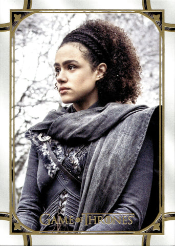 2021 Missandei Rittenhouse Game of Thrones THE IRON ANNIVERSARY GOLD 73/99 #72