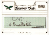 2012 Bert Bell Panini National Treasures SOUVENIR CUT AUTO 75/90 AUTOGRAPH #5 Philadelphia Eagles